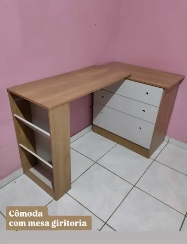 Cômoda escrivaninha giratória 