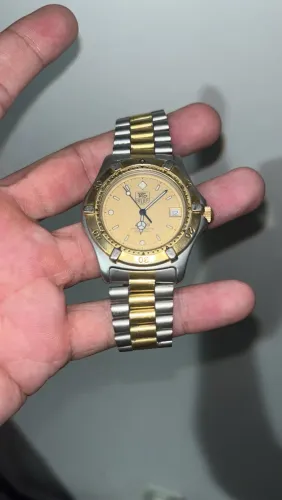 Relógio Ouro e Aço(Tag Heuer Séries 2000)