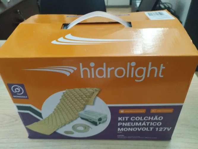 Kit colchão pneumático monovolt 127v - HIDROLIGHT - NOVO 