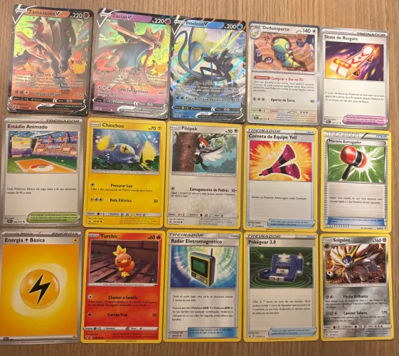Cartas Pokémon - Novas 