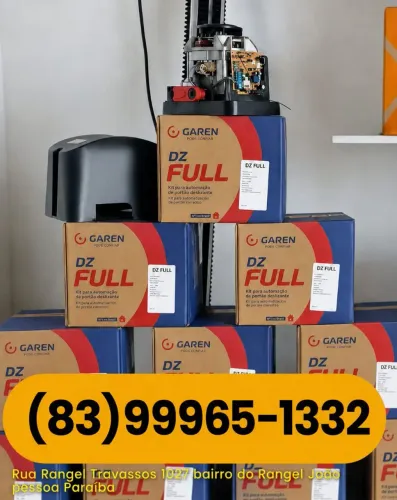 Motor para Portão Deslizante Garen DZ Full - Instalação Inclusa. F13149-GCT