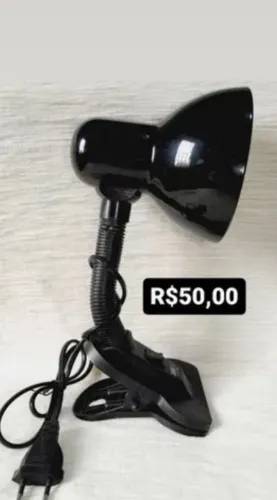 Luminária de mesa com base bico de pato / OFERTA IMPERDÍVEL 