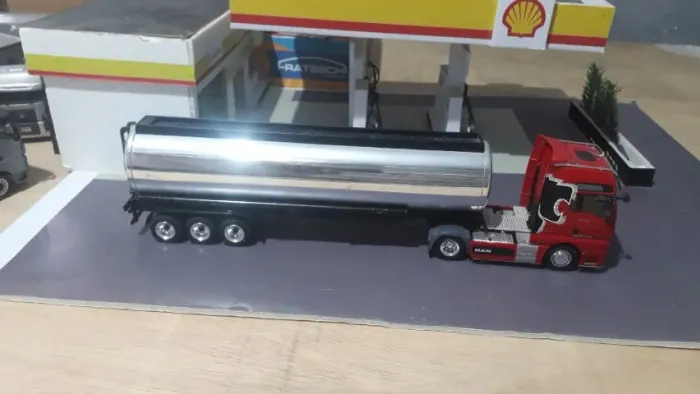 Miniatura caminhão Man ixo 1/43