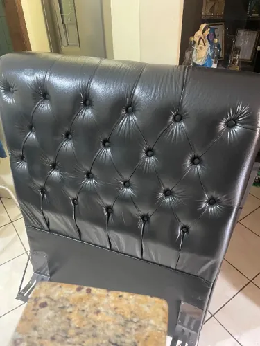 Cabeceira estofada cama box solteiro