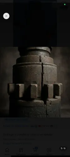 Peça de madeira antiga, de engenho de cana de açúcar século 20 