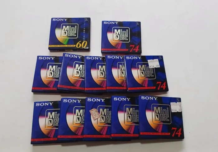 Lote minidisc sony 12 mini disc