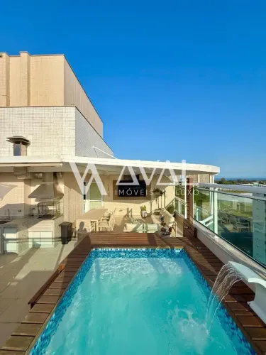 Cobertura de 161m² no Barra Wave na Barra da Tijuca para venda porteira fechada com 3 quar
