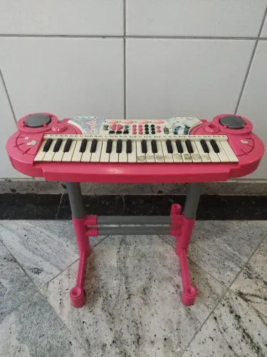 Mini Teclado Vintage da Barbie relíquia! 