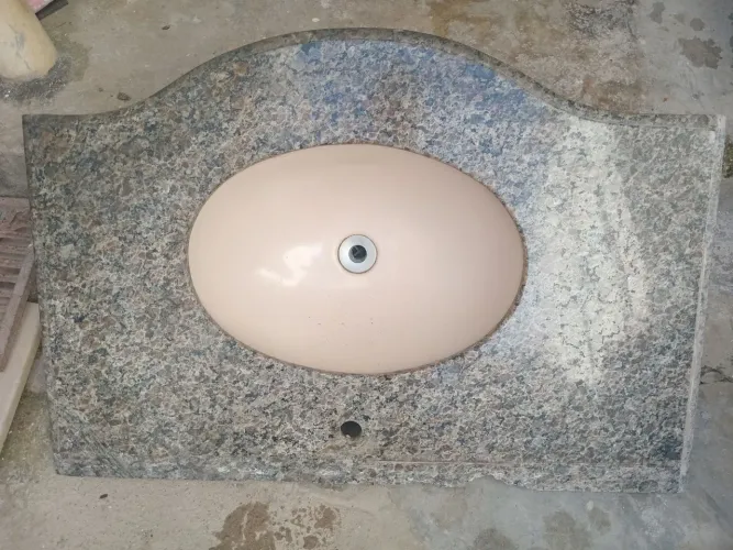 Pia granito para banheiro 
