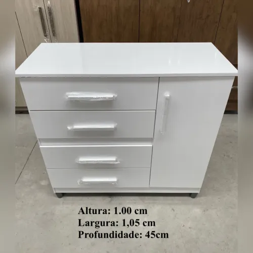 Cômoda com 4 gavetas - entregamos