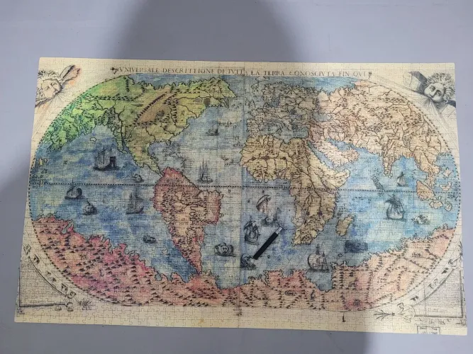 Quebra Cabeça Mapa Mundi 2.000 Peças 