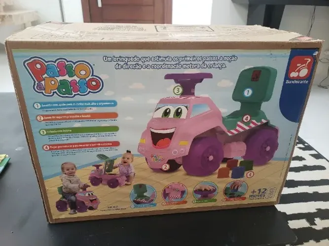 Andador Carrinho Bebê Infantil Passo a Passo Truck Caminhão menina ou menino - Bandeirante