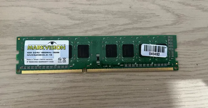 Memória RAM Markvision 4GB DDR3 1600MHz Desktop - No Estado