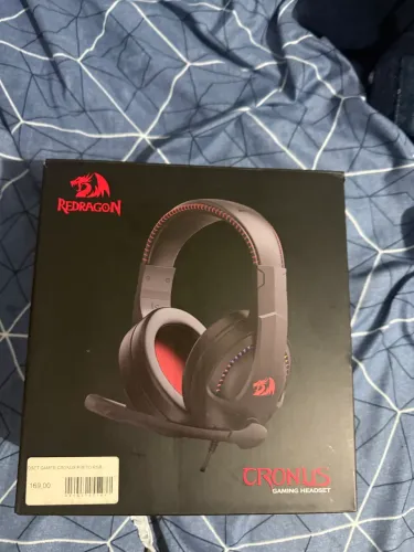 Fone redragon com fio microfone embutido