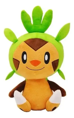 Pelúcia Pokémon Chespin 20cm x 23cm
