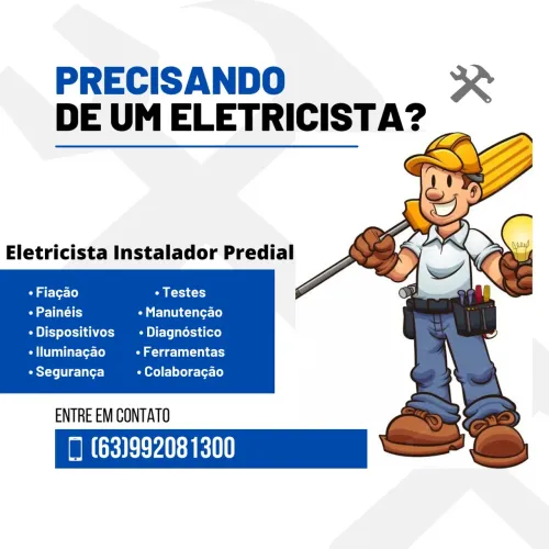 Eletricista Instalador Predial - Residencial e Comercial