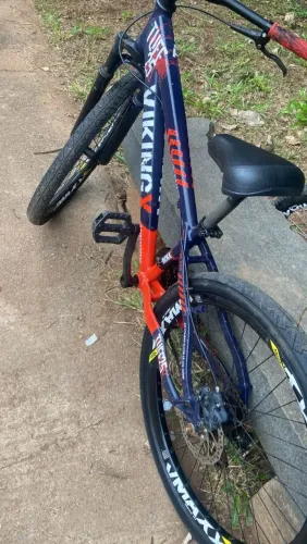 Bicicleta viking tuff 25 aro 26 ao pegar e andar