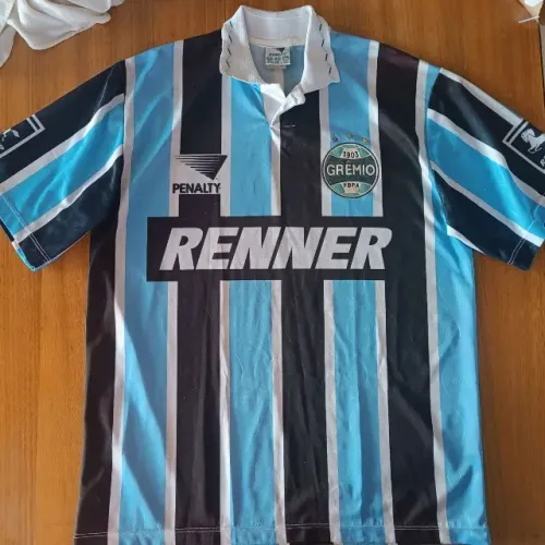 camisa original 1995 grêmio penalty tamanho gg tricolor #9