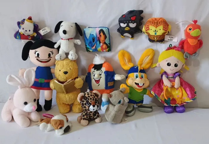 Lote de mini pelúcias