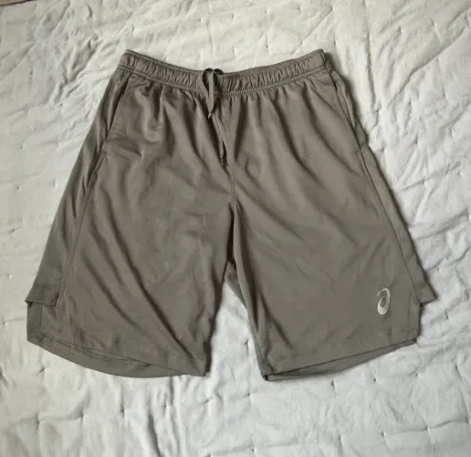 Shorts Asics Cinza importado tamanho G
