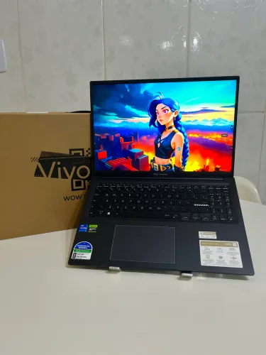 NOTEBOOK GAMER ASUS VIVOBOOK RTX, I5 12, 32GB RAM, 512SSD COM CAXA E NF - ÓTIMO