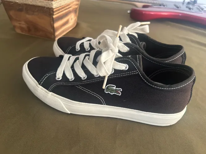 Tênis Lacoste degradee preto n. 40