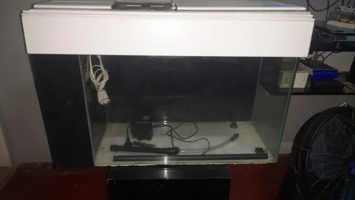 Aquário 80cm comprimento x 40cm altura X largura 30cm 