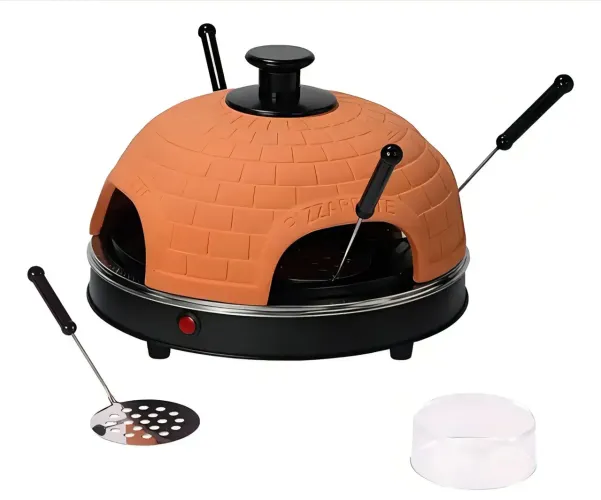 Forno Para Pizza Elétrico 4p Portátil Pizzarette Cor lnox