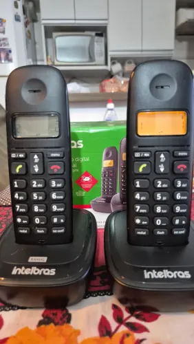 Telefone sem fio com ramal Intelbras