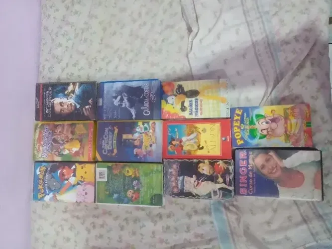 Estou me desapegando dessas fitas vhs