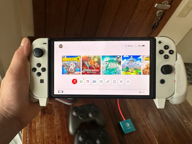 Nintendo Switch OLED + Jogos + Acessórios