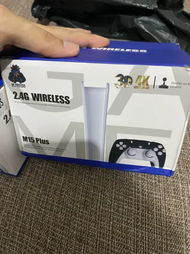 Video game GameStick PRO M15 4K Com 20000 Jogos 64gb 2 Controles Sem Fio Jogos Retro NOVO
