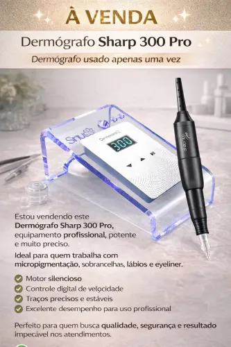 Dermógrafo Digital Sirius Dark  Sharp 300 Pro Dermocamp 