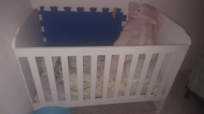 Berço vira cama