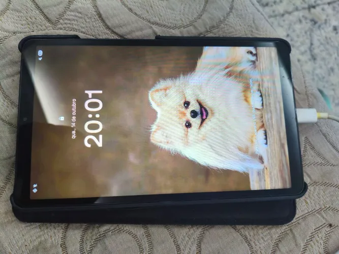 Tablet Samsung Galaxy Tab A9 64GB 4G (Entrada p/ Chip) + Capa - Impecável!