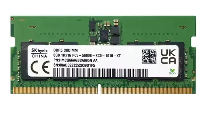 Memória 8gb ddr5 5600 Notebook