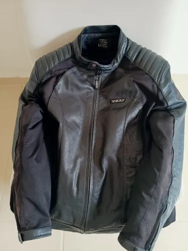 Jaqueta de couro masculina TEXX
