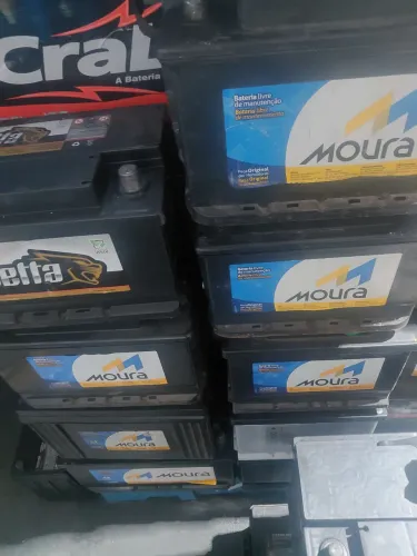 Bateria moura semi nova 60 ah