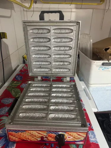Máquina de crepe 12 cavidades 127v