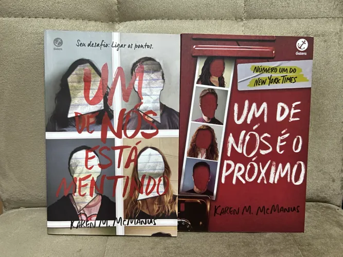 Livros Um de nós está mentindo e Um de nós é o próximo