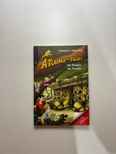 Livro A Turma dos Tigres - No Templo do Trovão 