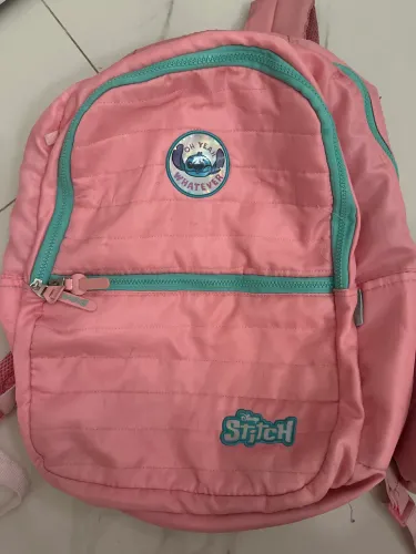 Mochila e Lancheira infantil Stitch