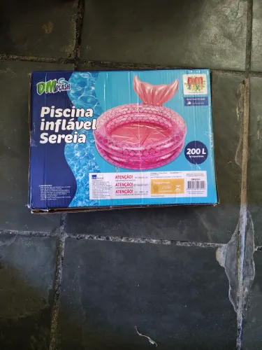 Piscina inflável sereia