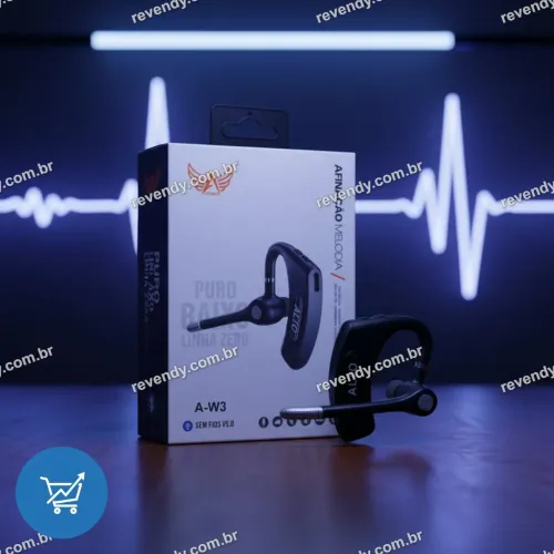 Fone de ouvido Bluetooth - ideal para quem treina 