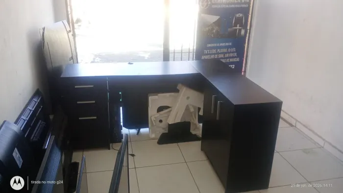 Mesa de escritório+cadeira