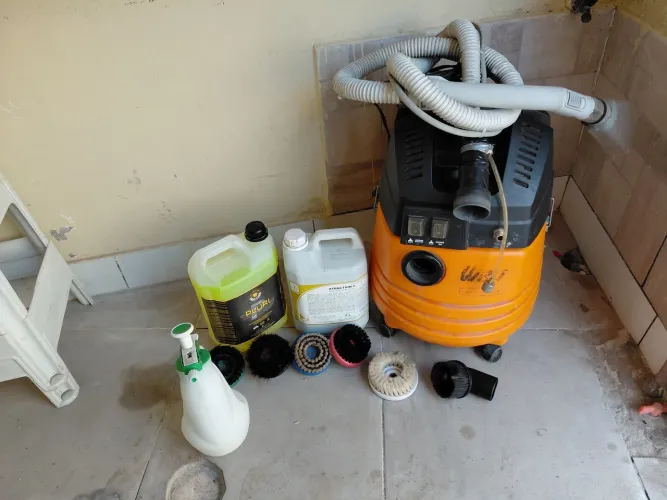 Extratora wap carpet clen kit completo para higienizaçao de estofados!