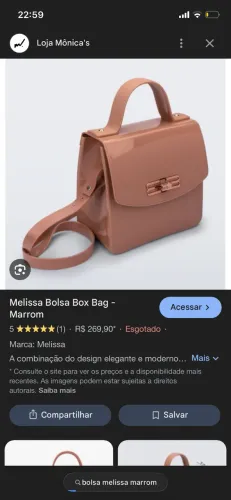 Bolsa melissa Box Bag