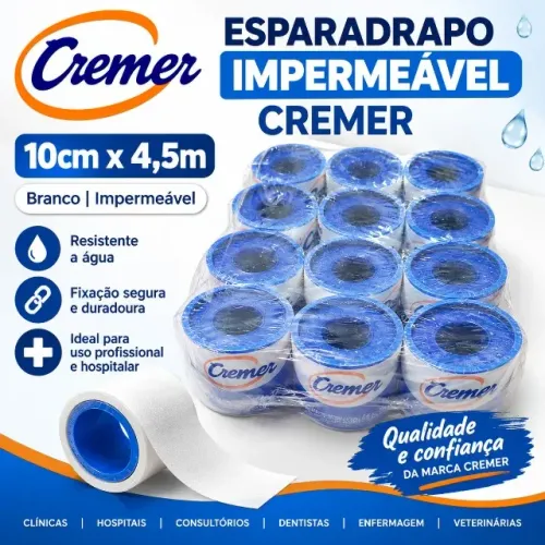 ESPARADRAPO IMPERMEÁVEL - 10cm x 4,5m