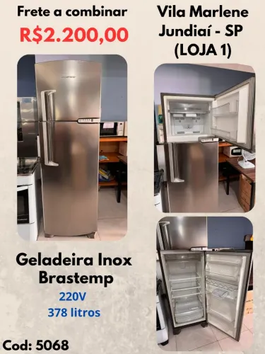 Geladeira Brastemp Frost Free Inox 220 Volts