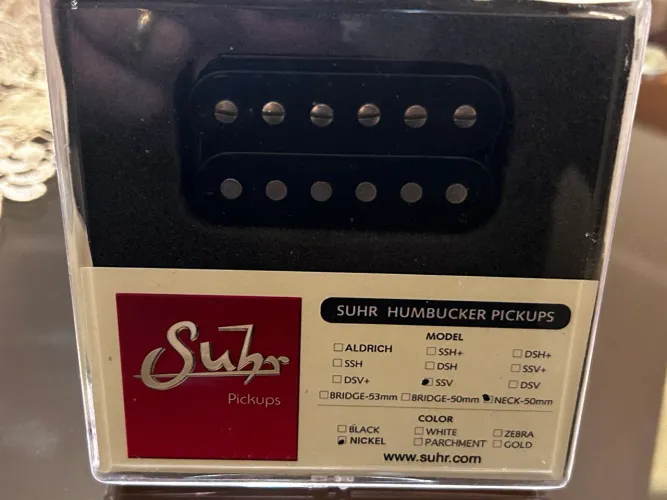 Captador SUHR SSV Neck ( Braço) 